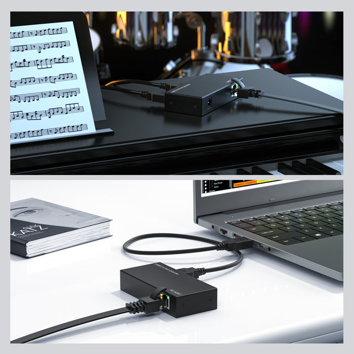 DigitalLife MIDI-EX4 USB MIDI Extender über Ethernet