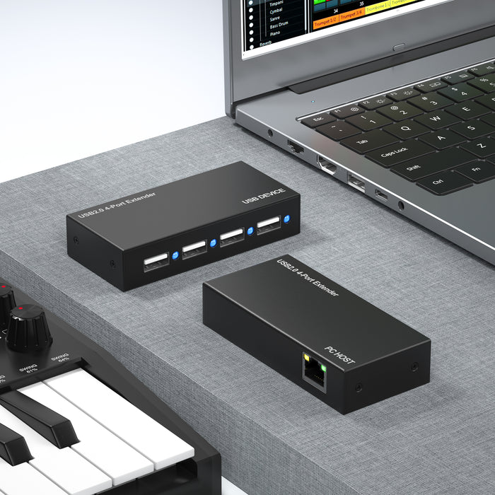 DigitalLife MIDI-EX4 USB MIDI Extender über Ethernet