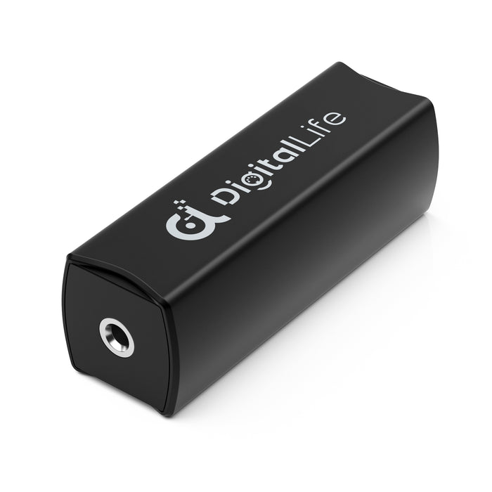 DigitalLife Masseschleifen-Entstörfilter – 3,5 mm TRS Brummschleifen-Unterdrücker (GLI-35A)