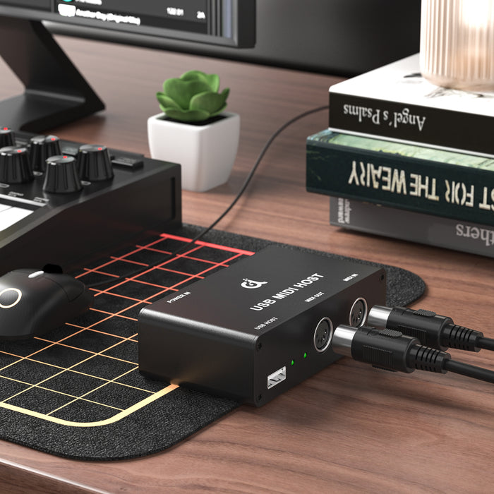 DigitalLife USB-MIDI-Host – UHOST-I-B, 5-poliges DIN-MIDI-Interface