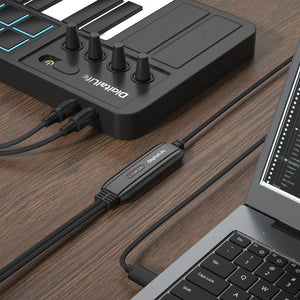 DigitalLife MIDI-C01 | USB-C-MIDI-Schnittstelle mit Anzeigen