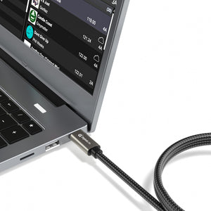 DigitalLife FlexMIDI Vortex 2M USB-C to USB-B MIDI Cable for Piano Keyboard, MIDI Controller & Audio Interface, Compatible with Windows, macOS, Linux | Nylon Braided, MIDI-CB200-II