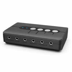 DigitalLife U2AUDIO7-1 7.1/5.1 Externe USB-Soundkarte für Windows, macOS