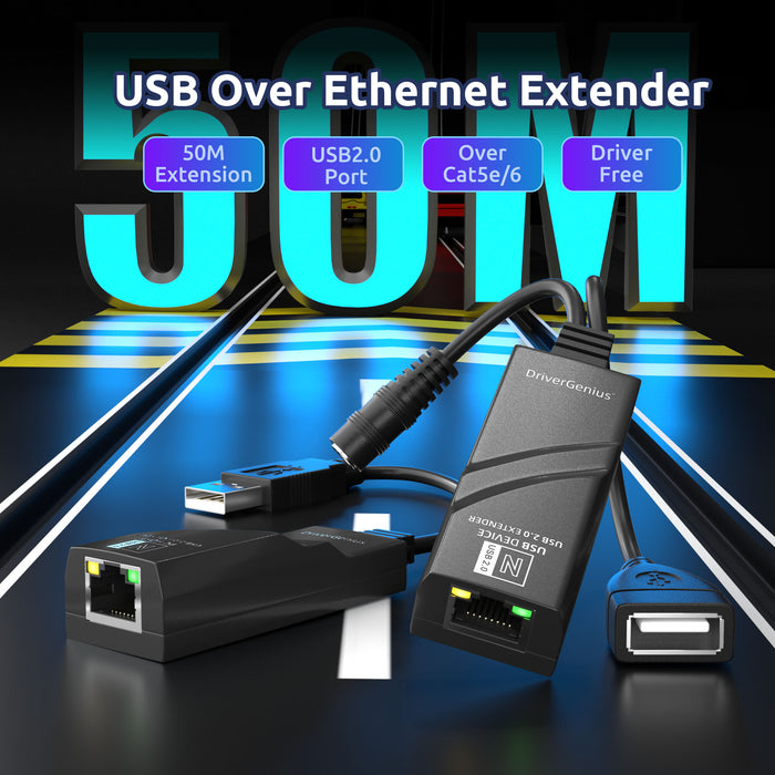 DigitalLife MIDI-EXT100 1-Port MIDI-USB Extender über CAT5/6, kompatibel mit Windows 11 / macOS Ventura 13.2.1