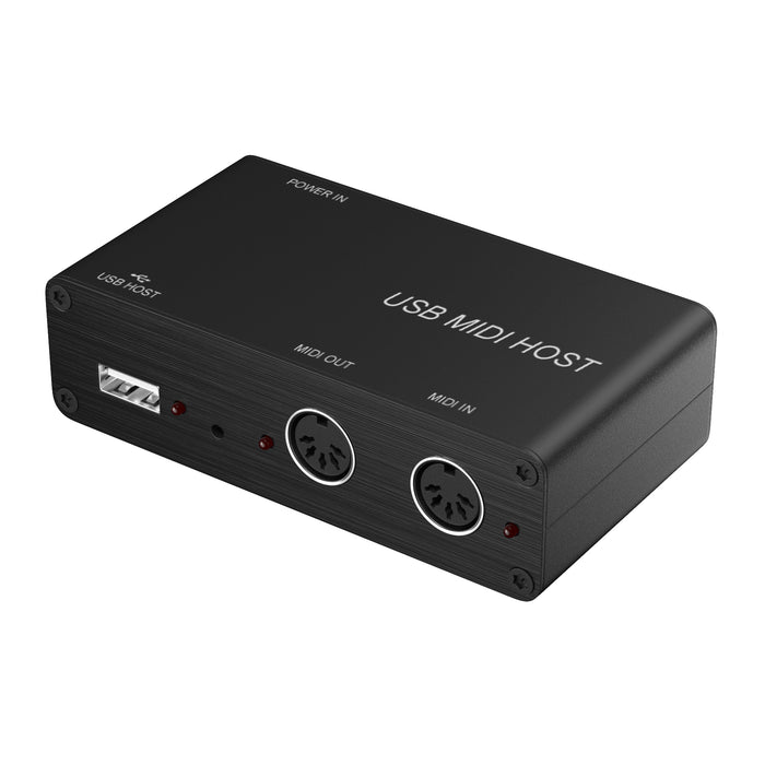 DigitalLife UMH-10 USB-MIDI Host Box – 5-PIN DIN, Metall