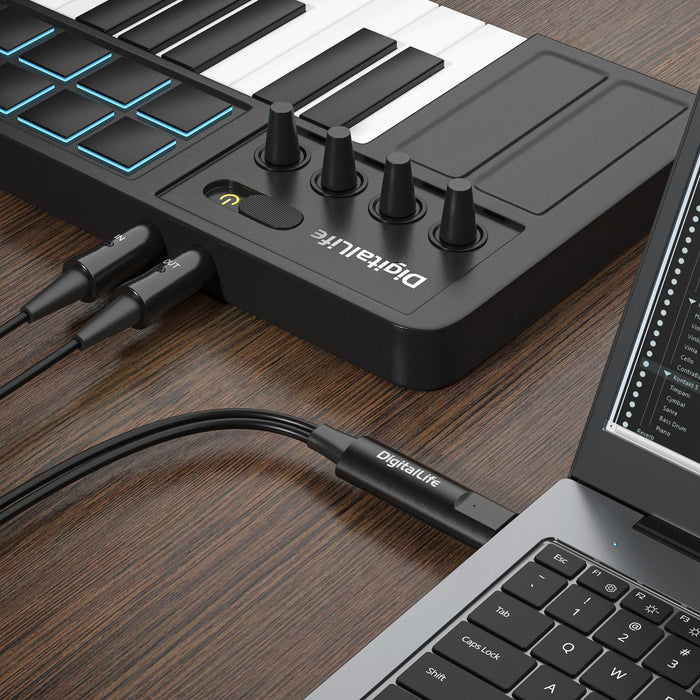 DigitalLife USB-zu-MIDI-Schnittstelle – 5-poliger DIN, BM1003