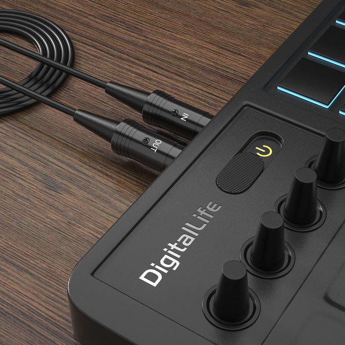DigitalLife USB-zu-MIDI-Schnittstelle – 5-poliger DIN, BM1003