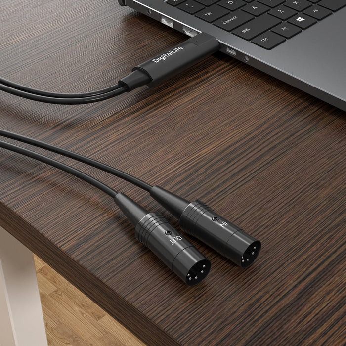 DigitalLife USB-zu-MIDI-Schnittstelle – 5-poliger DIN, BM1003