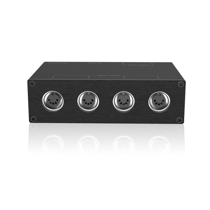 DigitalLife 1-In/6-Out MIDI Thru Box – MIDI-Splitter/Hub, Thru-6