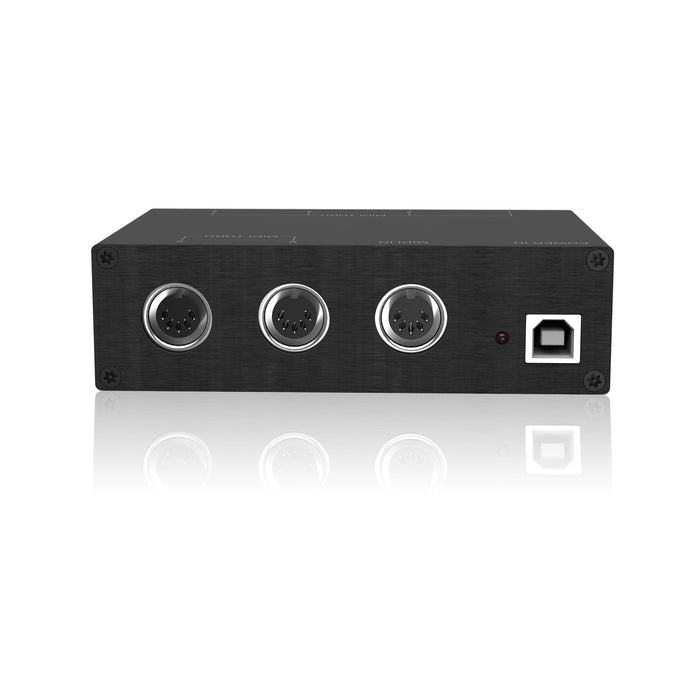 DigitalLife 1-In/6-Out MIDI Thru Box – MIDI-Splitter/Hub, Thru-6