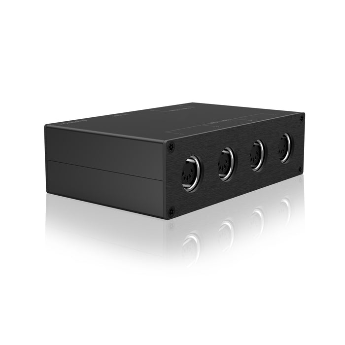 DigitalLife 1-In/6-Out MIDI Thru Box – MIDI-Splitter/Hub, Thru-6